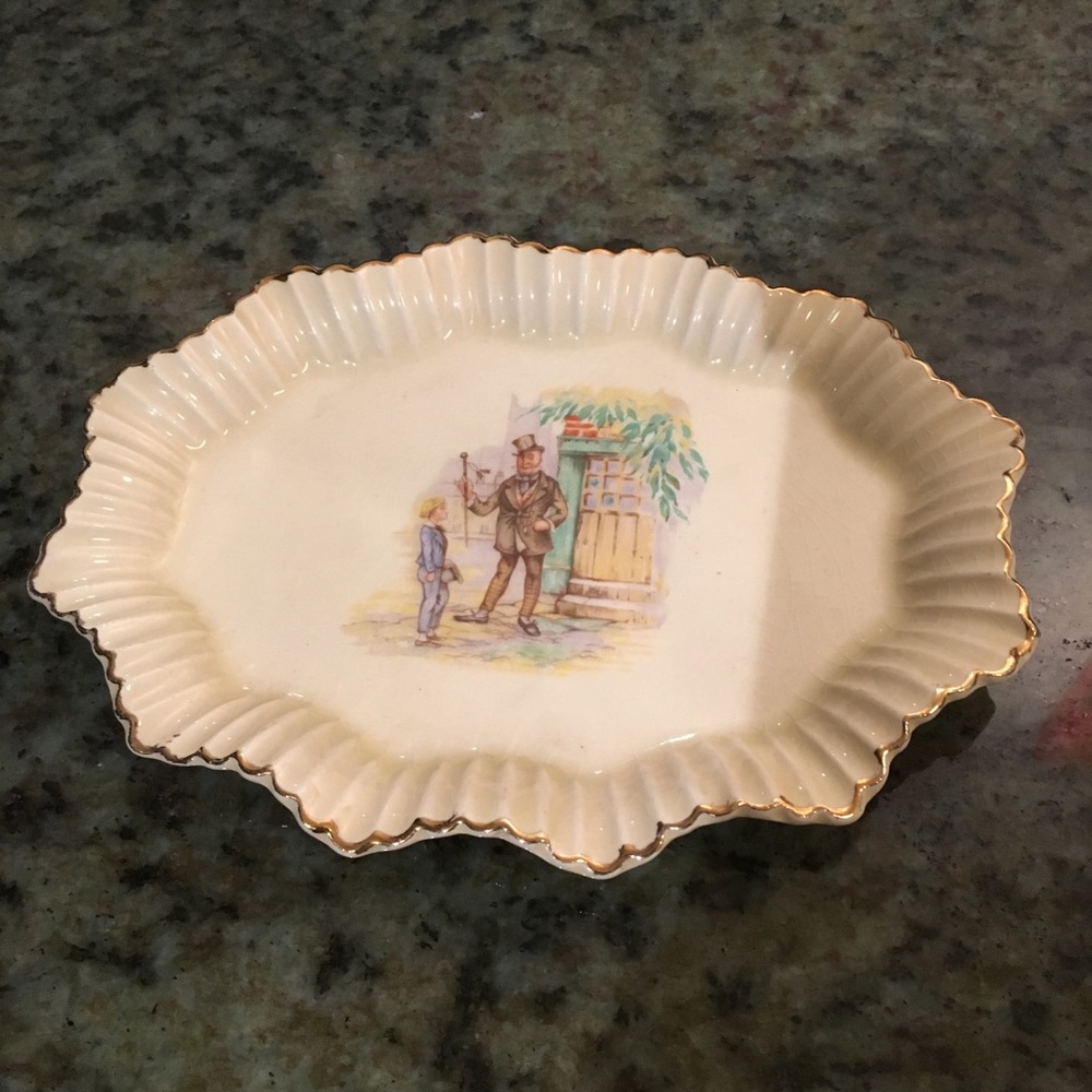 Antique Porcelain Meakin plate tray dish England